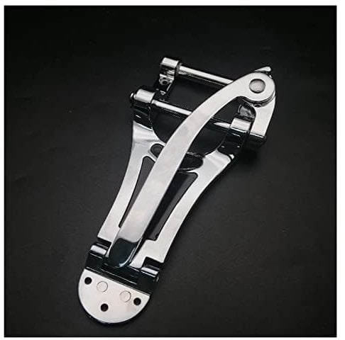 Chrome Gitarre Vibrato Bridge Ritch Für Archtop Hollow Semi Hollow E -Gitarre Ersatzteil Gitarrenbrücke