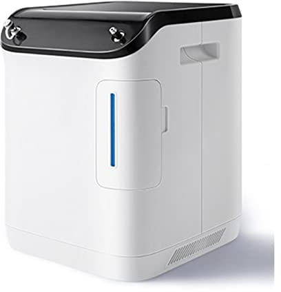 Generador de Concentrador de Oxígeno, Voz Inteligente 1-7 L/min Máquina de Oxígeno Ajustable con Función de Anión, Función de Atomización y Control Remoto para Uso en Viajes en el Hogar.,A1