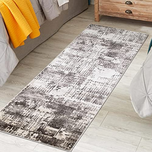 Mazovia Teppich Läufer Flur - Modern Teppichläufer für Vorzimmer Eingangsbereich Schlafzimmer Küche Korridor - Meterware - Beige 70 x 125 cm