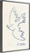 jenesaisquoi Picasso Wandkunst Die Friedenstaube Kunstdruck Picasso Kunstwerk Picasso Poster Leinwand Wandkunst für Wohnzimmer Schlafzimmer Büro (schwarzer Rahmen, 30,5 x 40,6 cm)