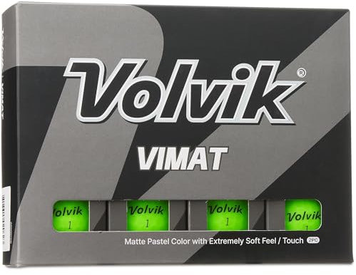 Volvik Box mit 12 Golfbällen Vimat Soft Grün