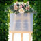 Panneau de bienvenue en acrylique givré avec nom personnalisé - Plaque 3D « Welcome To Our Wedding » pour entrée, jardin, salle de banquet (panneau de bienvenue de mariage en acrylique - 10)