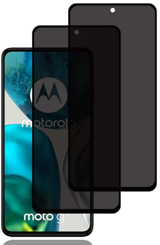 BCHKLAI Protector Pantalla de Privacidad para Motorola Moto G52 [2 Piezas] | Cristal Vidrio Templado Antiespia,Dureza 9H,Sin Burbujas,Anti-Rasguños,Anti-Espía Protector Pantalla para Motorola Moto G52