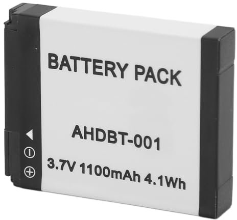 AHDBT-001 3,7 V 1100 MAh 4,1 Wh Wiederaufladbarer Lithium-Ionen-Akku, Kamera-Ersatzakku