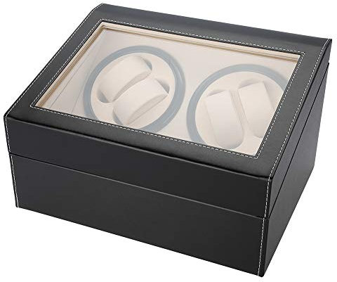 Ejoyous Uhrenbeweger, Automatisch Drehender Automatischer Uhrenbeweger für Damen und Herren (Black)