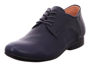 Think! Damen GUAD2 chromfrei gegerbte nachhaltige Halbschuhe, Navy 8110