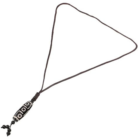 SOIMISS 4stücke Tibetischer Dzi Ethnische Kette Mit Einzigartigem Design Handgefertigter Agate Schmuck Für Damen Für Besondere Anlässe Und Spirituelle Momente Symbolisiert Glück Und