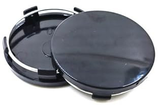 vmwia Auto Radnabenkappen Radkappen Für Audi A6 C6 Sedan 2004-2011,Zentralen Logo Nabendeckel Sonnenschutz Wasserdicht Styling Zubehör.,Bright Black