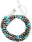 MyfavoriteK Cute Beaded Phone Charger Metallic Colors USB Cable iPhone 2-in-1 USB-C and iPhone Charging Cable Colorful 3.3ft Cord for Smartphones (Charcoal)