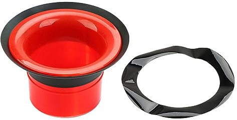 QUMIIRITY Bass Drum Enhancer Schlagzeugverstärker mit Mikrophonloch Tragbar und Leicht für Percussion Zubehör und Drum Set Verbesserung des Bassklangs