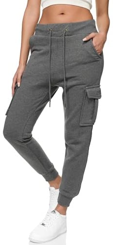 REPUBLIX Damen Cargo Jogginghose Jogger Sporthose Jogging Sweat Pants RD-030