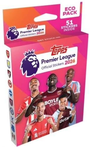 Topps Premier League 2026 Sticker Collection – Eco Pack