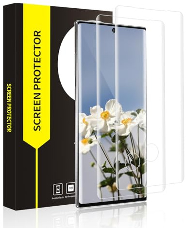 Bodyguard 2 Stück für Panzerglas für Samsung Galaxy Note 10 Schutzfolie, 3D-Volle Bedeckung Fingerabdruck-ID Ultradünn Ultra-Klar 0 Staub & Blasen 9H Härte Anti-Scratch Samsung Note 10 Displayschutz