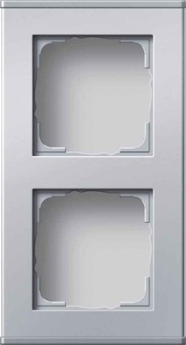 Gira 136227 Profil 55 2-fach reinweiß (lackiert)