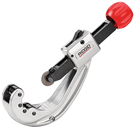 RIDGID 31657 Modelo 154-P Cortatubos de acción rápida con cuchilla para plástico, Cortatubos de 38 mm a 100 mm