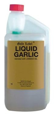 Liquid Garlic, Gold Label, Horse Supplement, Maintain Circulation & Respiration, 1 Litre