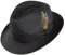 Jaxon & James Pinchcrown Trilby Toyo-Strohhut - Schwarz - L