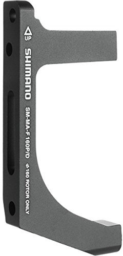 Shimano Flat Mount Disc Brake Adapter Front, Post Caliper To Flat Mount, 160Mm