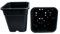 Pot de Fleurs carré Professionnel - Plastique PP de qualité supérieure. Pot pour Les Petites Plantes et Les Jeunes pousses. 10 Topf 30,5x30,5x30,5-cm 18-Liter 10 pièces