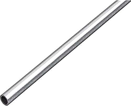 Alberts 489199 Rundrohr | Aluminium, kugelgestrahlt silber | 1000 x 8 x 1 mm