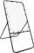 Trademark Innovations Unisex-Erwachsene Rebounder Pitch Back Ball Return Lacrosse Trainer, Schwarz