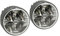 COMPASS 33551 Runde Tagfahrleuchten DRL 4 High Power LED 12/24V