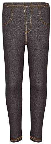 A2Z 4 Kids Girls Black Stretchy Denim Jeggings Stylish Skinny Fashion Pants | Soft Stretchy Slim Fit Trousers Leggings Girls Ages 5 to 13 Years Daily Use