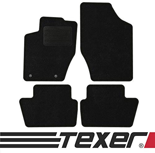 TEXER Textil Fußmatten Passend für Citroen C4 I typ L Bj. 2004-2010 Basic