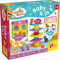 Lisciani - CAROTINA BABY - 4-in-1 Lernspielset für Kinder von 1 bis 4 Jahren: Balancier-Turm, 4 Puzzle, Memo, Logikspiele - Thema Bauernhof & Tiere - Fördert Lernen & Entwicklung - Geschenkidee