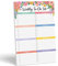 S&O Floral Weekly To Do List Notepad. Magnetic Weekly Scheduler Task pad with Daily Planner Agenda Squares. 9x6” Day Scheduler 2025 - Student Journal, Work Notebook, and Checklist Notepad
