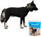Shed Defender Sporthund Onesie - Auf Haifischbecken gesehen, Enthält das Abwerfen von Hundehaaren für Zuhause, Auto, Reisen, Angst beruhigendes Hemd, (Schwarz, L)