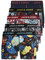 JACK & JONES Herren Unterhosen 5er Set/Pack Sale Männer Marken Boxershorts Weiss schwarz blau grau Shorts Trunks 95% Baumwolle S M L XL XXL (L, 5er Pack Print 3)
