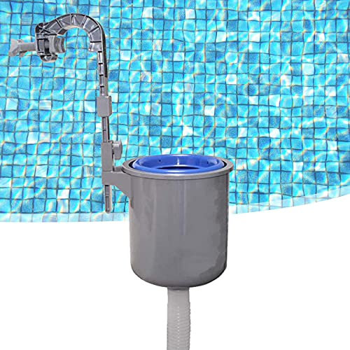 ZhiLianZhao Skimmer pour Piscine Hors Sol, Piscine Skimmer Mur Montage, avec Panier écumoire Amovible, pour Nettoyage Piscines, Fontaines, Spa