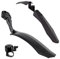 Hebie 0726E Viper X 26-29 MTB Schutzblech Schutzblechsatz Set - Schwarz inkl. Fahrradklingel