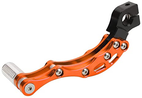 Yuecoom Motorrad-Kickstarterhebel, hochfeste Aluminiumlegierung kickstarter roller, universeller Kickstarter-Starthebel für Motorrad-Roller(Orange)