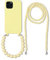 Rokmym Coque Cordon de Collier Compatible avec iPhone 12 Bracelet perlé TPU étui pour téléphone 3 en 1 Lanyard Coque en Silicone Souple avec dragonne Tendance Coque pour iPhone 12