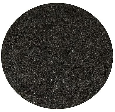 hifrom Tapis de barbecue rond 91 cm, protection du sol, tapis de barbecue, résistant à la chaleur à 800 °C, résistant à l'eau et à l'huile, démontable, calibre 91 cm