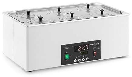 Steinberg Systems SBS-TWB-2006 Thermostatisches Wasserbad digital 22,5 l 5-100 °C 500 x 300 x 150 mm LED-Anzeige NTC-Sensor und Timerfunktion beheiztes Labor-Wasserbad