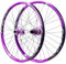 26 27.5 29 Zoll Radsatz Scheibenbremse MTB Steckachse Laufrad Satz Lagernaben 8 9 10 11 12 Gang Kassette Mountainbikes Vorne Hinten Felgen (Color : Purple, Size : 27.5inch)