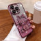 Roemary Dragon Case Cover for iPhone 15 Pro Max, Dragon Phone Case with Camera Protector - Pink Bumper & Pink Back