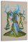 Poster mit Sternzeichen, Motiv: Bäume, Waage, dekoratives Gemälde, Leinwand, Wandposter und Kunstdruck, moderne Familienschlafzimmer-Dekoration, Poster, 40 x 60 cm