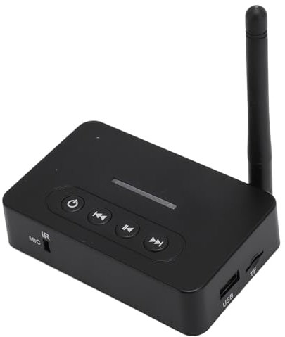 GOWENIC 5.1 Sound Receiver Sender 2 in 1 mit NFC, HiFi-Stereo-Sound, Fernbedienung für Heim- und Autoradio