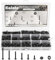 M3 Nuts and Bolts Set, 780 Pcs Hexagon Socket Head Cap, Hex Socket Cap Head Screws, Black Machine Screw Bolts and Nuts and Flat Washers Assortment Kit, for DIY Bicycle Motorcycle Repair