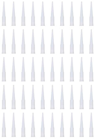 DIAMANT Polymer Kartuschenspitzen Silikonspitzen weiß, Silikon Spitzen für Kartuschen (10 Stück)