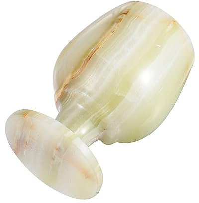 Amosfun Bicchiere Da Vino in Marmo Stile Minimalista Bicchieri in Naturale Per Decorazione Casa Ornamento Artistico Per Tavolo o Mensola