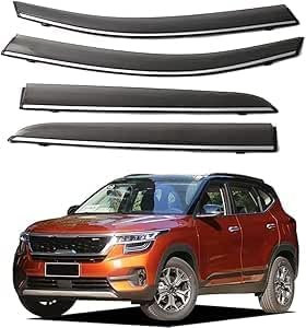 SONGGM Auto Windabweiser für Kia NIRO I (Facelift 2019) 2018-2022,Autofenster Regenschutz Luftabweiser Regenabweiser Fahrzeug-Spezifisches Zubehör.