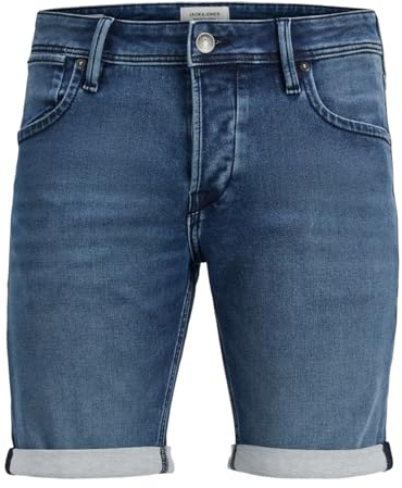 JACK & JONES Rick Original Herren Shorts Kurze Jeans Hose, Größe/Size:XL, Farbe/Color:GE789
