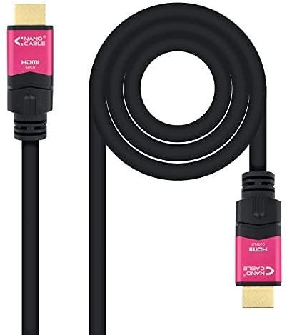 Glowster Cavo HDMI 2.0, 15m, 4K@60Hz, ripetitore A/A-A/M, nero, ideale per collegamenti ad alta definizione su televisori e dispositivi multimediali.