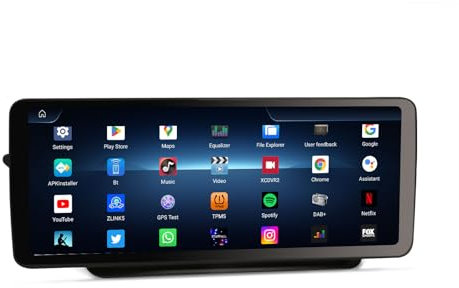 Erisin 12.3 Zoll Qualcomm 8-Kern 8GB+128GB Android 14 Autoradio Bluetooth GPS Navi für Mercedes Benz E Klasse W207 C207 A207 2009-2012 NTG 4.0 CarPlay Android Auto WiFi 4G DAB+ USB DSP Canbus SWC
