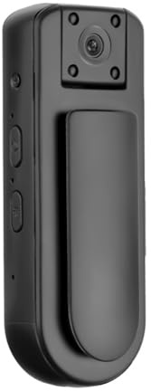 Fangxuee Night Vision HD 1080P Body Cam with 180 Degree Rotatable Lens for Outdoor Security Activities